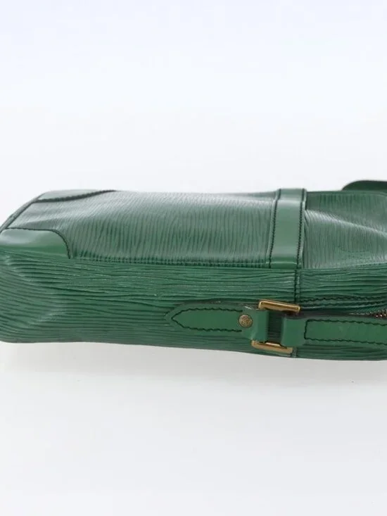 Authentic LOUIS VUITTON Epi Danube Shoulder Bag Green M45634 LV - Picture 11 of 16